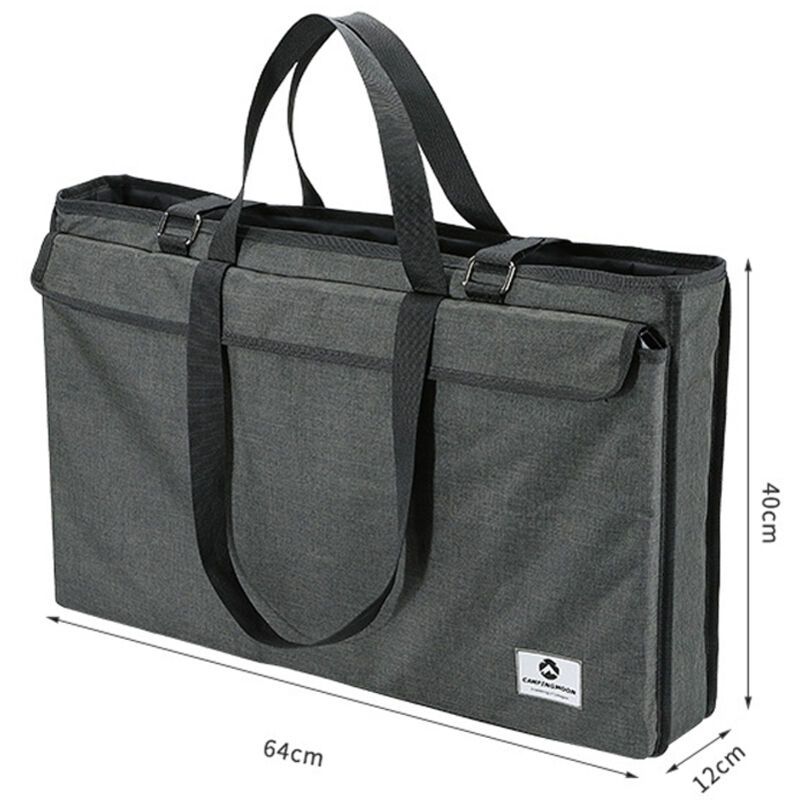 Oxford Folding Table Storage Bag Camping Table Storage Bag Picnic Table Carry Bag, 60 x 40 x 12 cm