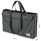 Oxford Folding Table Storage Bag Camping Table Storage Bag Picnic Table Carry Bag, 60 x 40 x 12 cm - Front View