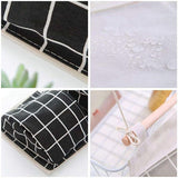 3 Pcs Hanging Storage Bag with 3 Pockets, Fabric Wall Shelf Basket Storage Pouch Organizer for Bedroom Bathroom Kitchen, Waterproof and Stylish