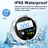 Portable Carbon Monoxide Detector with 2.1 Inch Screen, Multifunction Temperature and Humidity Tester, Electrochemical Sensor, IP65 Waterproof