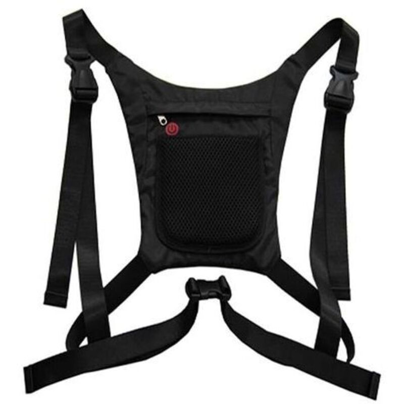 Cycling Vest USB Rechargeable Reflective Backpack with LED Turn Signal Light Remote Control Outdoor Sport Safety Gear Bag for Cycling Running Walking