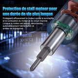 Mini Precision Electric Screwdriver, 0.45-0.65 4N M Torque, Cordless, Electric Precision Screwdriver, 39 in 1 Rechargeable Precision Screwdriver - Side View