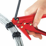 Cable Tie Clamp and Cutter, Cable Tie Pliers Tool - Front View