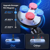 Car Phone Holder, Powerful Magnets, for Dashboard and Windshield Suction Cup Phone Holder Compatible with iPhone and Android Automobile Cradle - Front View
