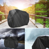 Bike Cover, 210D High Quality Waterproof Bicycle Cover Polyester Oxford, Suitable for Bicycles and Electric Motorcycles and Scooters