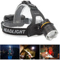 Rechargeable Headlamp High Brightness Adjustable Zoom Waterproof Lightweight Headlamp for Outdoor Night Fishing