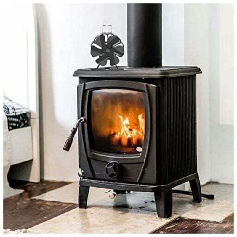 Mini Stove Fan Quiet Heat Circulation Fan Wood Burner Fan Wood Burner Eco Fire Fan