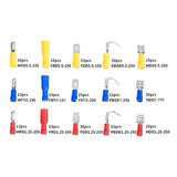 236 Pcs Crimp Terminal Set Insulating Tube Connector Block Wire Connection Accessories - Side View