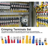 236 Pcs Crimp Terminal Set Insulating Tube Connector Block Wire Connection Accessories