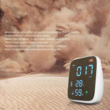 Indoor PM2.5 Air Quality Monitor, Mini Portable Smart Sensor, Temperature and Humidity Tester with Built-in Alarm
