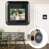Door Viewer Peephole, Battery Operated Door Viewer, 145 Degree Wide Angle HD Security Apartment for Home - Front View