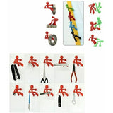 4 Pcs 4 Colors, Heavy Duty Magnetic Key Hooks with Wall Mounts