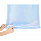 2 Pcs Hanging Laundry Basket Laundry Bag Holder Laundry Collector Bag Organizer for Bedroom Bathroom, Dark Grey - Front View