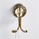 Bathroom Hardware Pendant European Base Wall Hook Brass Retro