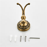 Bathroom Hardware Pendant European Base Wall Hook Brass Retro