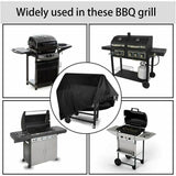 Campingaz Barbecook Rectangular Barbecue Cover L, Durable 210D Oxford BBQ Protective Tarp, Waterproof, Dustproof, UV-Resistant, 170 x 61 x 117 cm - Side View