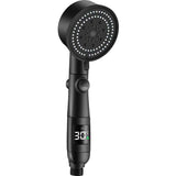 High Pressure Shower Head, Bathroom Shower Head with 5 Adjustable Modes, Anti-Limescale Massaging Shower Head with Water Stop
