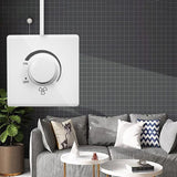 86 Type Ceiling Fan Adjustable Speed Controller Wall Switch 220V 10A White Ceiling Fan Speed Control Switch - Top-Down View