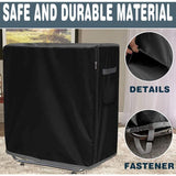 Adjustable, Waterproof, Dustproof Storage Cover for Folding Bed, Multi-Functional Indoor Outdoor Protective Cover, 99 x 38 x 114 cm - Front View