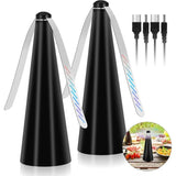 2 Pcs Anti-Mosquito Fan, Insect Repellent Blades, Mosquito Repellent Fan to Keep Flies and Insects Away from Food, for Home Dining