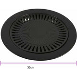 Korean BBQ Stove, Stainless Steel Rotisserie, Round Grill Set for Outdoor and Indoor Camping