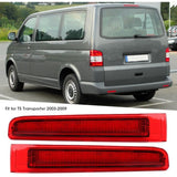 1 Pair LED Rear Brake Lights Compatible with T5 Transporter 2003-2009 7E0 945 097 Red - Top-Down View
