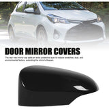 Black Side Mirror Cover, Shockproof and Scratch-Resistant for Vehicle, Left Side, 87945 0D909