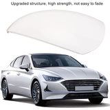White Scratch and Weather Resistant Mirror Covers Compatible with Hyundai Sonata 2020, 2023 Left Side - Top-Down View
