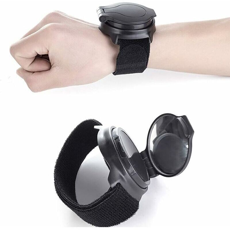 Adjustable Bicycle Rearview Mirror Wrist for Bike Black