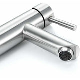 Bathroom Faucet Cold Water Only Sink Faucet Chrome Plated Surface Durable Copper Hand Wash Faucet Removable Aerator Cartridge Convenient to Clean or