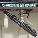 FY8830 Portable Gas Leak Detector, Natural Gas Detector, Combustible Gases, Audible and Visual Alarm, Gas Detector Tool - Front View