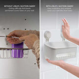 Shower Caddy, Suction Cup Shower Caddy No Drilling Suction Cup Removable Shower Basket for Bathroom Shower and Kitchen Storage Basket for Shampoo