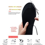 Rubberskin Heated Insole, Thermal Insole, USB Electric Heated Insole Foot Warmer Winter Foot Warmer for Skiing, Sleeping, Camping, Hiking 41-46