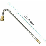 Angled Spray Lance, Underbody Wash Lance Compatible with Karcher K2 K3 K4 K5 K6 K7 Pressure Washer, Gutter Cleaning Kit - Side View