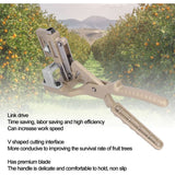 Multifunctional Professional Grafting Scissors, Pruning Shears, Plant Shears - Top-Down View
