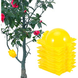 5 Sets Reusable Plant Grafting Cutting Rooting Device High Pressure Propagation Ball for Various Plants Yellow