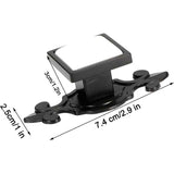 4 Pcs Zinc Alloy Wardrobe Drawer Pulls Handles Bright Chrome Furniture Hardware, 336 Matte Black White