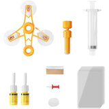 Car Windshield Repair Kit, Windshield Repair Kit with Pressure Syringes for Repairing Windshield Chips, Cracks, Bullseyes, and Other