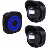 Doorbell with Motion Sensor, Wireless Outdoor Doorbell Kit with Infrared Motion Sensor and Plug-in Receivers and PIR Motion Detector