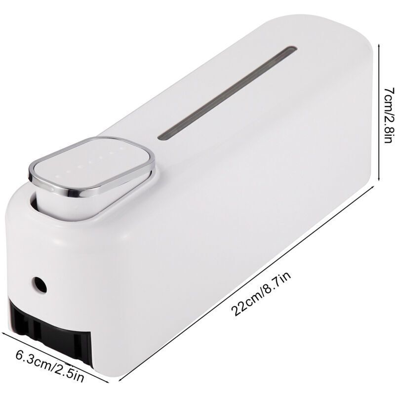Manual Soap Dispenser, ABS Press, Wall Mounted Soap Dispenser for Home Hotel White, 300 ml
