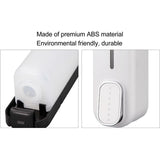 Manual Soap Dispenser, ABS Press, Wall Mounted Soap Dispenser for Home Hotel White, 300 ml - Top-Down View