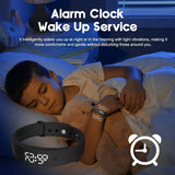 Vibrating Alarm Watch Wristband With 10 Silent Reminders, LED Display And Silicone Strap, For Kids And Adults At School Office, Green, 240 mm
