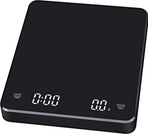 Digital Kitchen Scale With Timer, USB Type C Rechargeable Touch Control, High Precision Capacity For Coffee And Baking, Black, 0.1 g, 3 kg