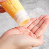 16 Piece Travel Bottle Set With Case, Refillable Silicone Toiletry Containers With Funnel Brush Labels For Carry On Shampoo Lotion, White Bag, 90 ml