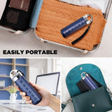 Travel Pill Organizer Case, 7 Day Aluminum Alloy Weekly Medicine Holder With Airtight O Ring Seal And Laser Day Labels, For Vitamins Fish Oil