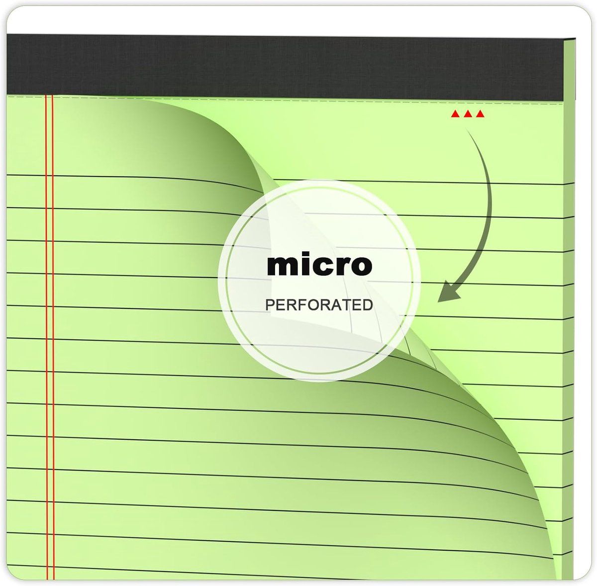 6 Pack A5 Lined Notepads Smooth Bleed Resistant Paper For School Office Notes And Lists Multicolor 30 Sheets Each, 5 x 8 in