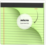 6 Pack A5 Lined Notepads Smooth Bleed Resistant Paper For School Office Notes And Lists Multicolor 30 Sheets Each, 5 x 8 in - Front View