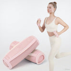 Walking Hand Weights Set, 2 Soft Foam Grip Dumbbells With Removable Weights For Physio, Jogging, Strength Training And Aerobics, Pink, Each, 0.5 kg