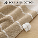 Bohemian Waterproof Tablecloth Linen Cotton Blend With Tassels Wrinkle Resistant For Indoor Outdoor Dining Parties Coffee, 90 x 90 cm - 45-Degree Angle