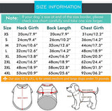 Dog Raincoat With Hood, Waterproof Polyester Reflective Shark Style Jacket For Small Medium Dogs And Cats, Blue XXL - Top-Down View
